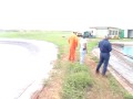 Pit Hog Dredge in Action in Lanai