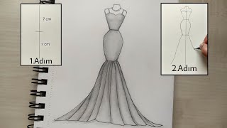 Moda Tasarım| Kolay Elbise Çizimi