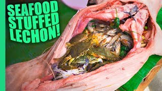 Seafood Stuffed Lechon - Meet the Philippines Mad Food Scientist!