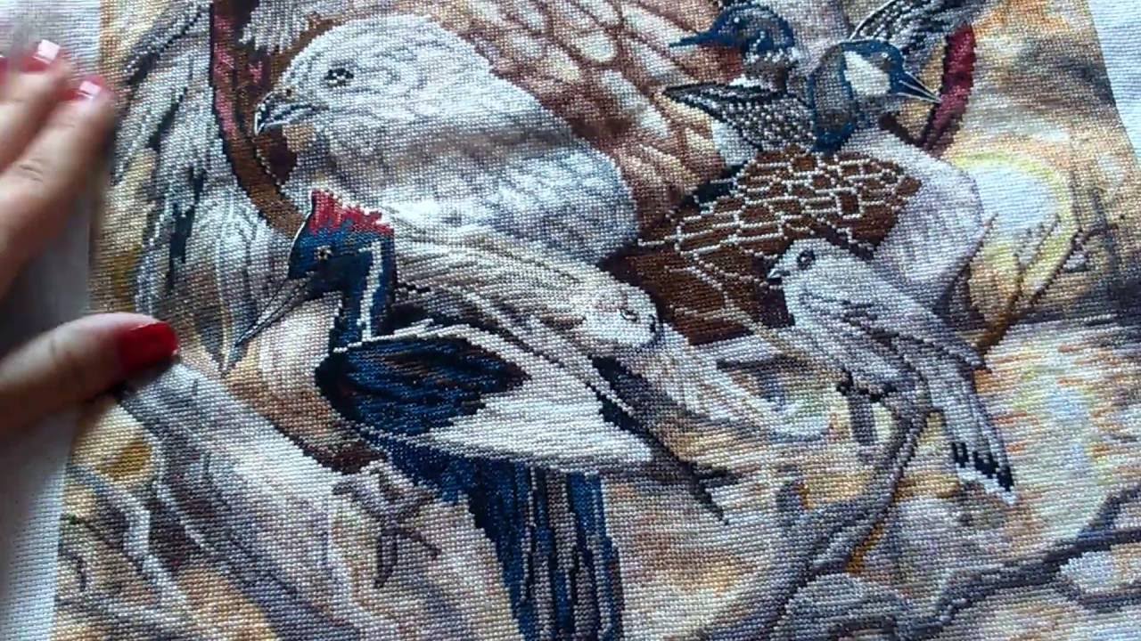 Вышивка птичий совет 45