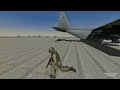 ARMA 2 Fun - C-130 Cargo Drop [Script Test Footage]