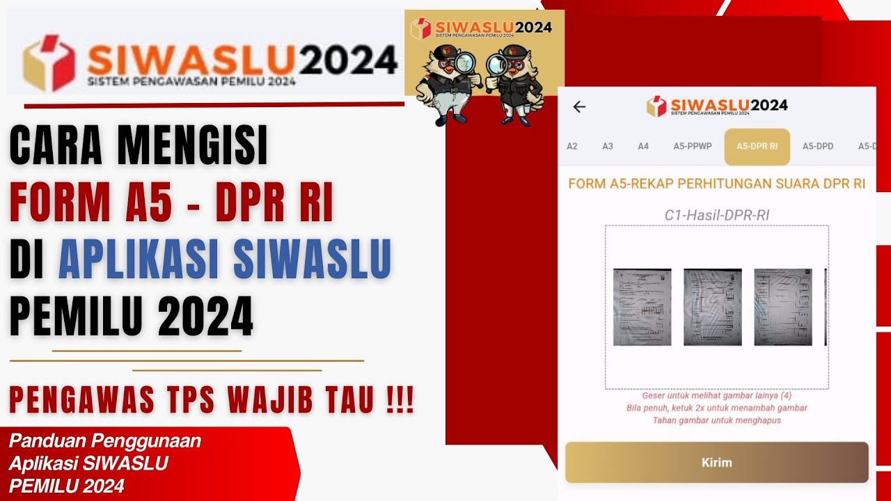 How to fill in Form A5-DPR RI in the SIWALU PEMILU application How to fill in Form A5-DPR RI in the SIWALU PEMILU application