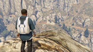Grand Theft Auto V - Parachute Jump #9 - Razor Rock Dive