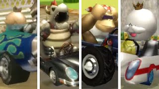 Mario Kart Wii Mirror - All Characters Losing Animations Karts