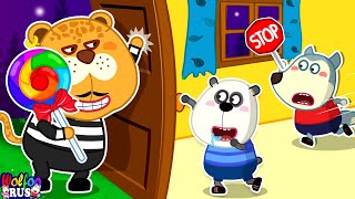 Don't Open The Door To Strangers! - Советы По Безопасности Для Детей | Wolfoo Russian