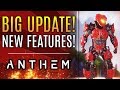 Anthem - BIG UPDATES! New Armor Feature Teased! New Pilot Skills! Early Patch Notes!
