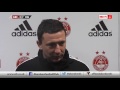 Derek McInnes after Aberdeen beat Celtic 2-1 at Pittodrie