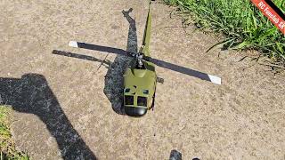 Rc Helicopter Eachine E190 134 Uh-1 Huey Scale Maiden Flight - Prvý Test