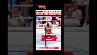 Ri̇ngleri̇n Aslani Di̇z Çökmedi̇, Secde Etti̇ Türk Ki̇ckboksör Ali̇ Koyuncu Zaferi̇ni̇ Böyle Kutladi