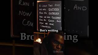 Bros Writing Is Fire