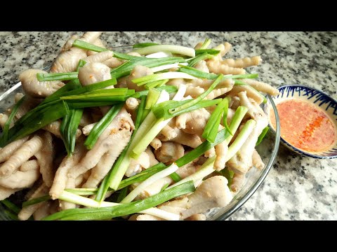 Bí quyết làm CHÂN GÀ HẤP HÀNH với Nước Chấm ngon - Món Ăn Ngon Mỗi Ngày