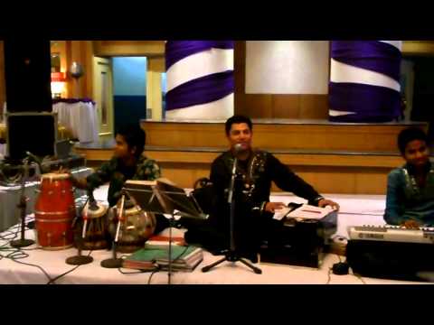 Habib khan singer performing at Le Meridien Hotel in Mauritius...