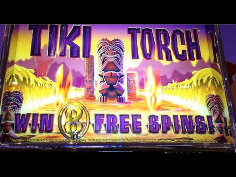 TIKI TORCH | Aristocrat - BIG WIN! Slot Machine Bonus Feature