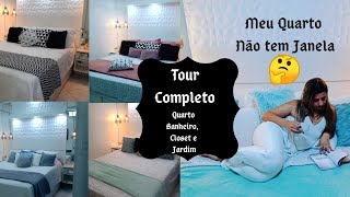 Tour Quarto De Casal Completobanheiro Closet Jardim Quarto Sem Janela