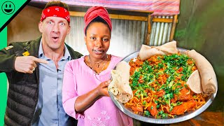 Africa’s Super Cheap Street Food!! Ethiopia’s Big Flavor Market!!