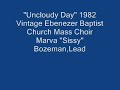 "Uncloudy Day" 1982 Ebenezer Baptist Church Mass Choir