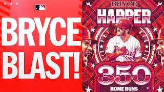 Bryce Harper Crushed His 350Th Career Homer 439 Feet, 110.8 Mph