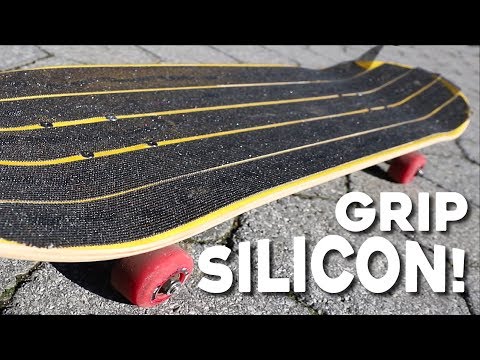 SILICONE SKATEBOARD GRIPTAPE?! *The Perfect Grip!*