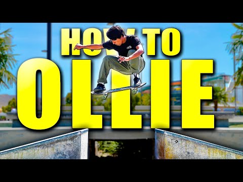 HOW TO OLLIE AT THE SKATEPARK