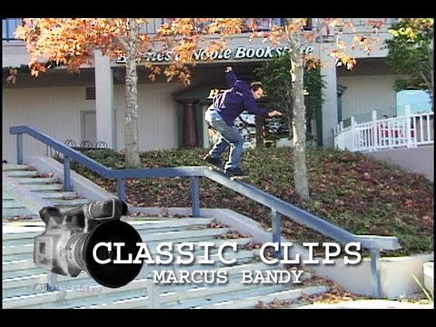 Marcus Bandy Skateboarding Classic Clips #33 Handrails