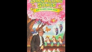 Opening to Disney Sing-Along Songs: Zip-A-Dee-Doo-Dah 1990 VHS (1991 Reprint)