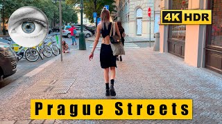 Czech Republic Prague Streets 4K Walk Pařížská Street - Old Town Square Hdr Asmr