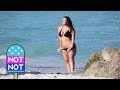 Ashley Graham's Beach Photoshoot on Miami Beach