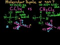 Molecular Dipole Moment Example 2 (CCl4 and CH2Cl2)