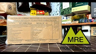 MRE REVIEW NEWEST 2024 French Army Ration RCIR Review Chicken Gizzards With Beef Ravioli