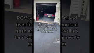 10sec corvette crashes into my house !!