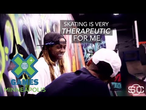 Lil Wayne: Skateboarding is Therapeutic | X Games Minneapolis 2017