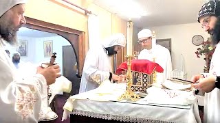 HG Bishop Youssef: Liturgy w/HG Bishop Basil (English-Live) @ St Mary & St Moses Abbey,TX~04/06/2020