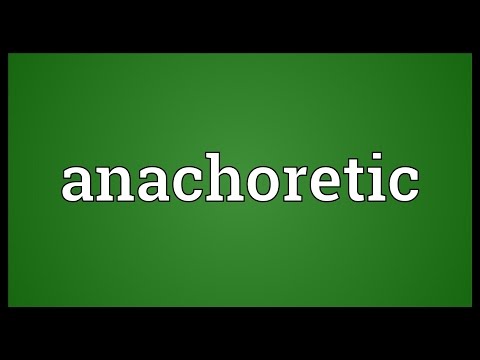 Header of anachoretic