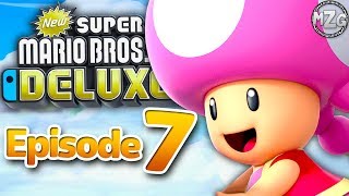 New Super Mario Bros. U Deluxe Gameplay Walkthrough - Episode 7 - Meringue Clouds 100% Toadette