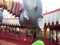 Dumbo, the flying elephant at Disneyland resort Paris complete ride.