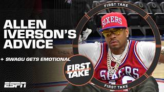 Allen Iversons Heartfelt Advice To Swagus Son First Take