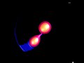 Mass-transfering Binary Star