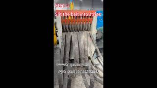 Rubber Steel Cord Conveyor Belt Recycling Line Supplied For Recycling Mining Waste Conveyor Belt