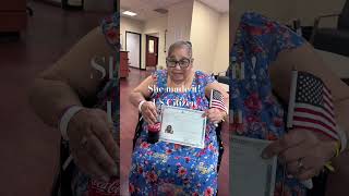 She Made It She Is A Us Citizen..
