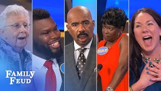 Top 10 Moments: The absolute craziest of all crazy from 2017 | Family Feud Top 10 Moments: The absolute craziest of all crazy from 2017 | Family Feud