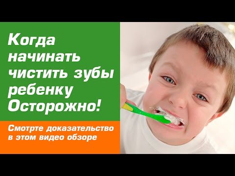 Когда дети должны начинать чистить зубы Когда дети должны начинать чистить зубы