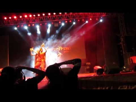 VITs Gondhal 2014- Nashik dhol and lezim dance