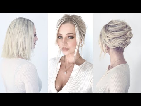 Simple Updo For Short Hair! (2023)