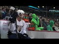 The Green Men at the Canucks Game vs the Predators