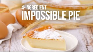 How To Make 4-Ingredient Impossible Custard Pie