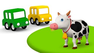 Мультфильм 4 Машинки Для Детей. Как Собрать Молоковоз? Мультики Для Малышей Про Машинки