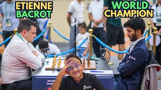 When The World Champion Puts His Trust In Caro Kann Bacrot Vs Gukesh Grand Swiss 2025