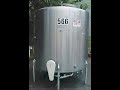 Video 1,200 GALLON WILL-FLOW SANITARY MIX TANK - S/S - JACKETED  #6822