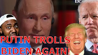 Putin Trolls Liberal Media Praising Trump As 'Extraordinary' and Calling Biden A 'Career Man'