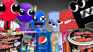 Alphabet Lore Vs Rainbow Friends - Convenience Store Food Mukbang Alphabet Lore Animation Asmr